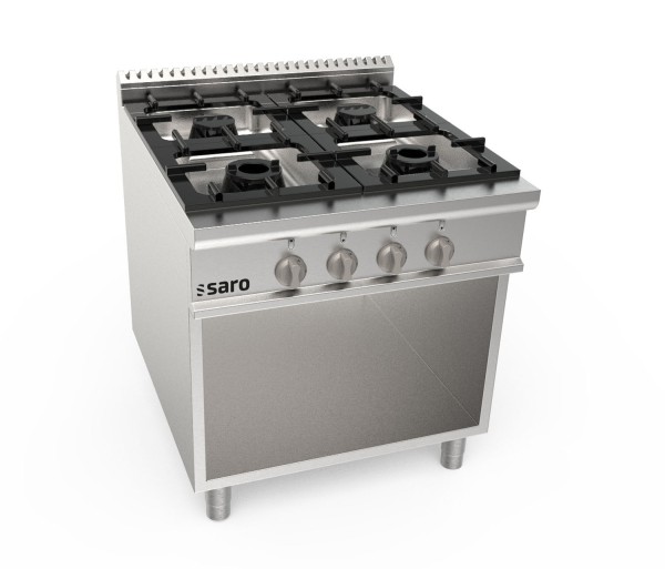 SARO Gasherd offener Unterbau 4 Brenner LQ