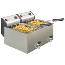 Neumärker Elektro-Fritteuse 2 x 8 Liter