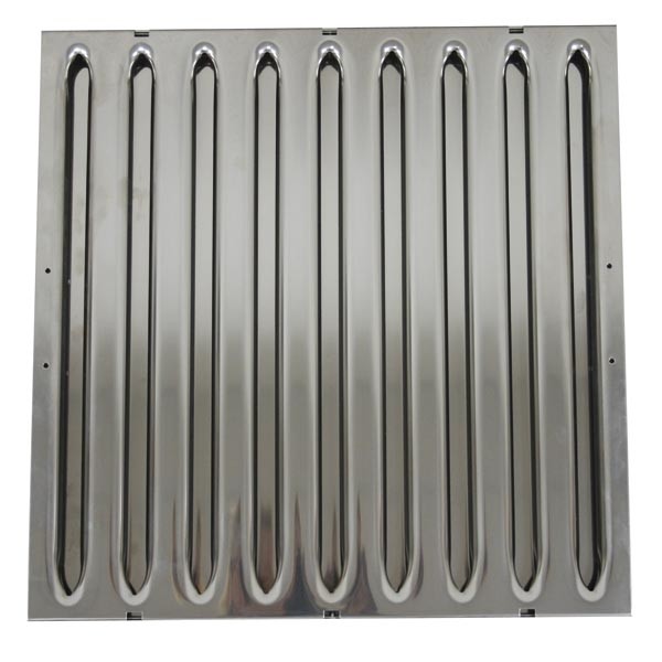 Flammschutzfilter 40x40x4, Typ A aus Edelstahl