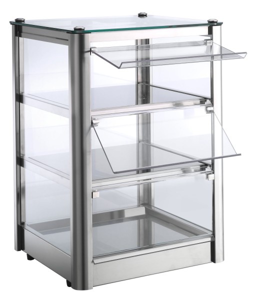 Backwaren-Warmhaltevitrine Cube 3 Selbstbedienung