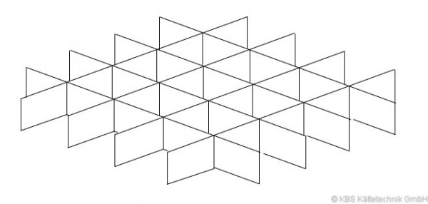 Gläserraster 5 x 5