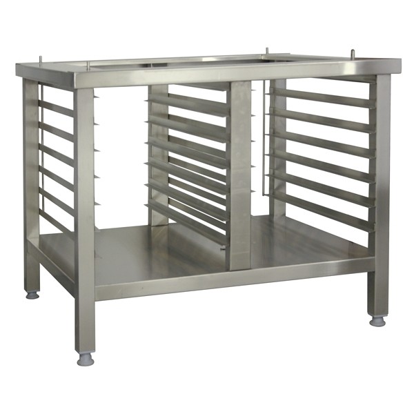 Untergestell für LAINOX Kombidämpfer 6xGN 1/1, offen mit 12xGN 1/1 Einschübe