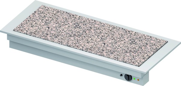 STALGAST Wärmeplatte "Drop-In" aus Granit 4xGN 1/1 1480x620x270 mm Edelstahlabdeckung