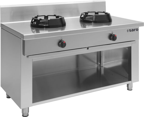 SARO Wok-Gasherd mit offenem Unterbau CC/02