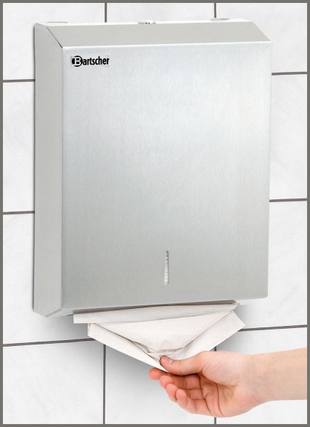 BARTSCHER Papiertuchspender, CNS gebürstet - 850006