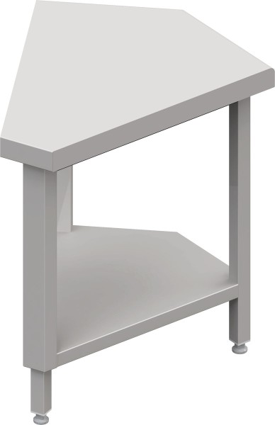 STALGAST Neutralausgabe 45° Ausseneckmodul 644x814x880 mm, Edelstahlabdeckung