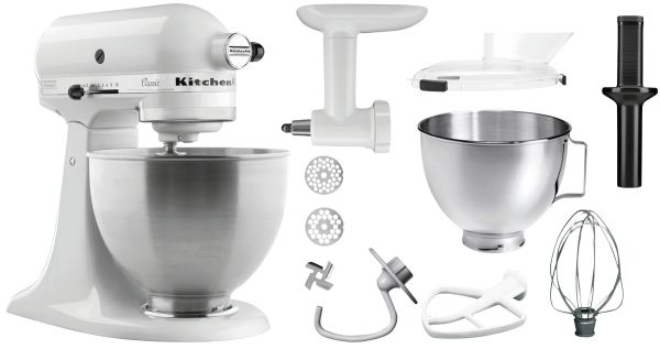 BARTSCHER KitchenAid 5K45SSEWH, weiß, 4,28L