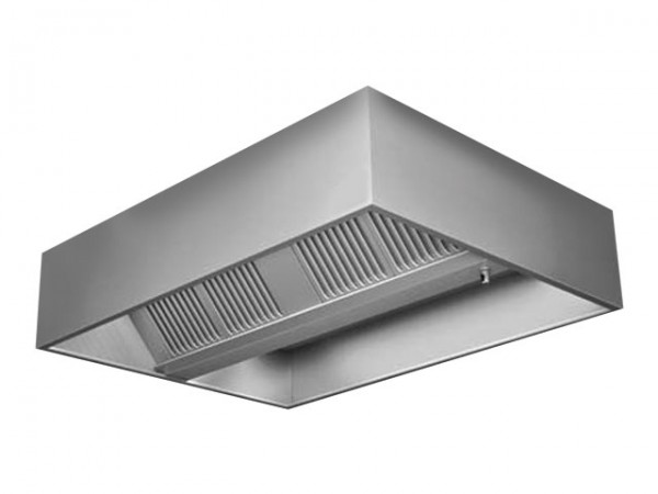 Infusionshaube, Zentralhaube für Zuluft, 4000x2200mm, ohne Motor, mit Beleuchtung, 6.300m³/h, 230V