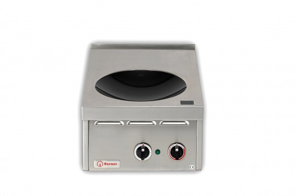 Berner BWKTD3.5ITC Auftisch Induktionswok mit Ceranglasschale Cuvette