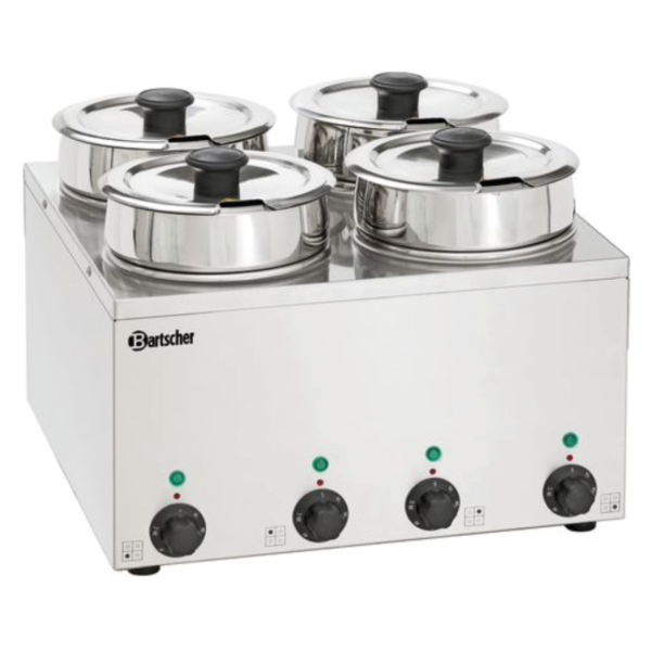 BARTSCHER Bain Marie Hotpot, 4x Topf, 3,5 L - 608035