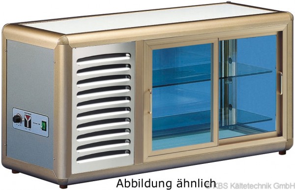 Aufsatzkühlvitrine Orizont 100 Q (silber)