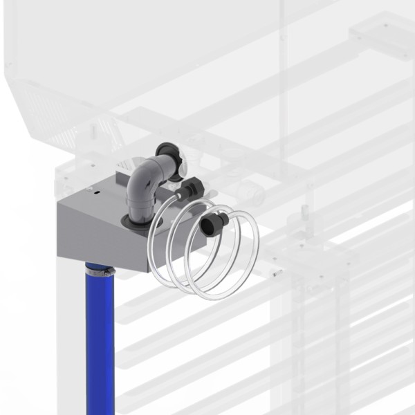Doppel-Kombidämpfer Installations Kit