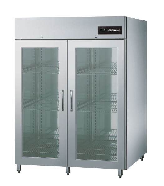 CHROMOnorm NOVA - TIEFKÜHLSCHRANK BR 1300 GN 2/1 GLASTÜREN - STECKERFERTIG