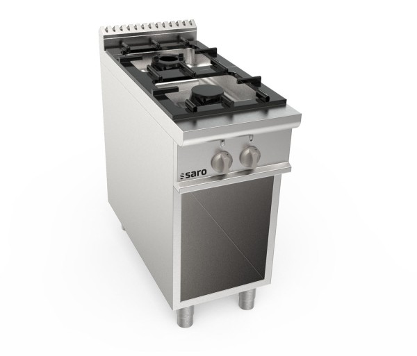 SARO Gasherd offener Unterbau 2 Brenner LQ