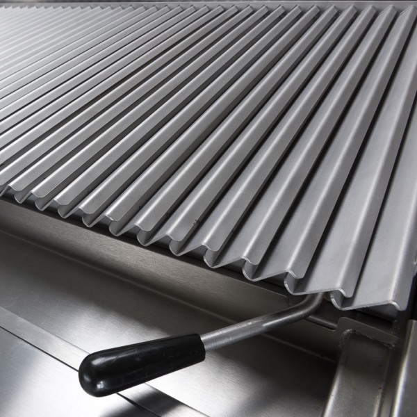 STALGAST S-Grillrost für Fisch und Meeresfrüchte, passend für STALGAST Lavasteingrill 700 ND, 800 mm