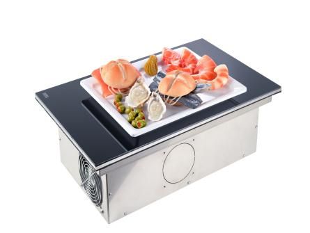 Kalt-Warm-Platte CP330 Einbaugerät GN 1/1 CNS / steckerfertig