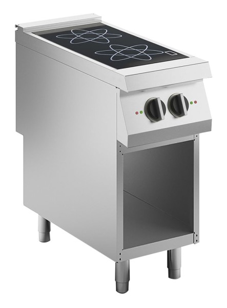 KBS Kochfläche Induktion 2 Platten 2x5 kW, offener Unterbau