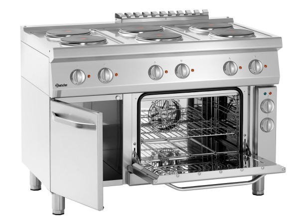 BARTSCHER Elektroherd 700, B1200, 6Pl, EBO - 286247