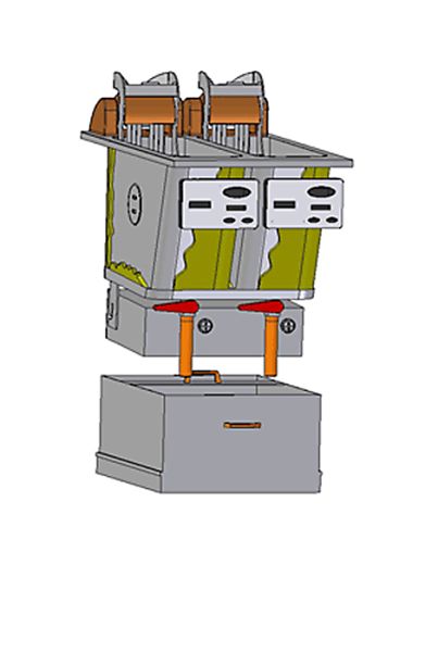 KIENLE programmierbare Einbaufritteuse mit 2 Becken VXE42P PRIMUS
