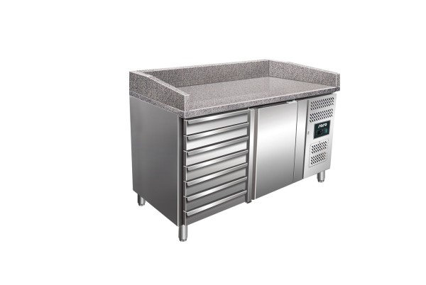 SARO Pizzatisch mit Schubladen MARGA PZ 1610 TN