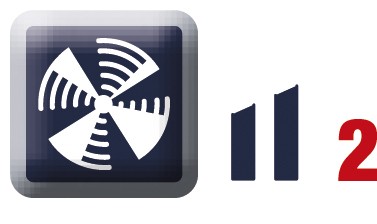 Zwei Lüftergeschwindigkeiten für 5 x GN 1/1 Geräte mit T-Steuerung Nachrüstkit für den nachträgliche