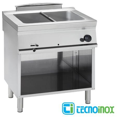 Gas-Bain-Marie Tecnoinox BM8FG7 2 x GN 1/1 Gastronomie-Speisenwärmer
