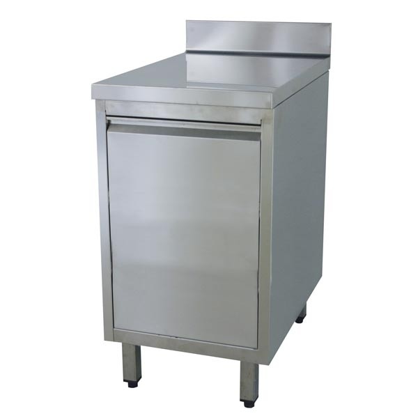Edelstahl Abfallkipper 40 x 60 x 90 cm mit Aufkantung