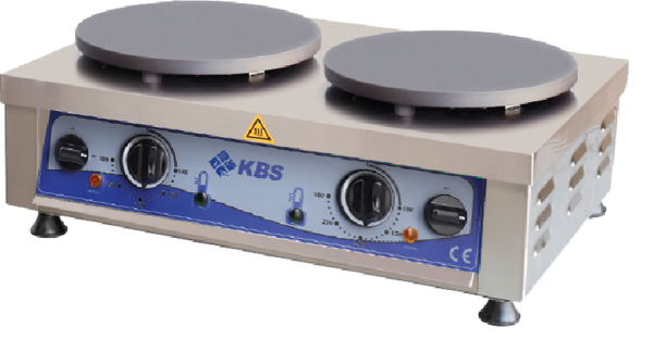 KBS Crepiere elektro 2 Platten Ø40 cm