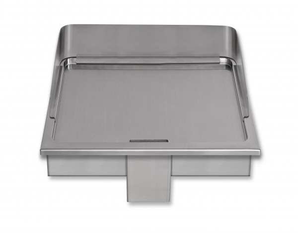 Berner BGE60M Mega-Grillplatte 60x75 cm als Einbauvariante