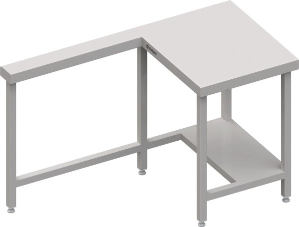STALGAST Kassenstation mit Arbeitsfläche rechts 1400x735x880 mm Granitabdeckung "Standard G1"